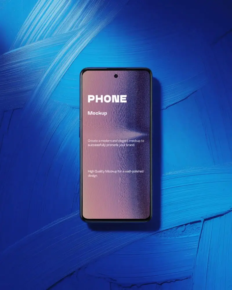 oneplus-phone-mockup-modern-smartphone-on-vivid-blue-artistic-background-with-texture