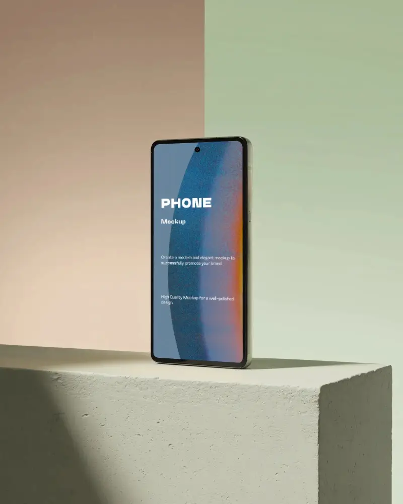 google-pixel-phone-mockup-premium-smartphone-on-minimal-stone-surface-with-soft-dual-tones