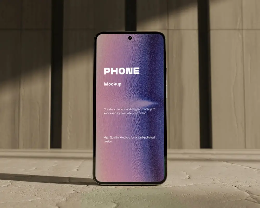 Sleek Smartphone Nothing Mockup With Blank Screen For Digital Product Display