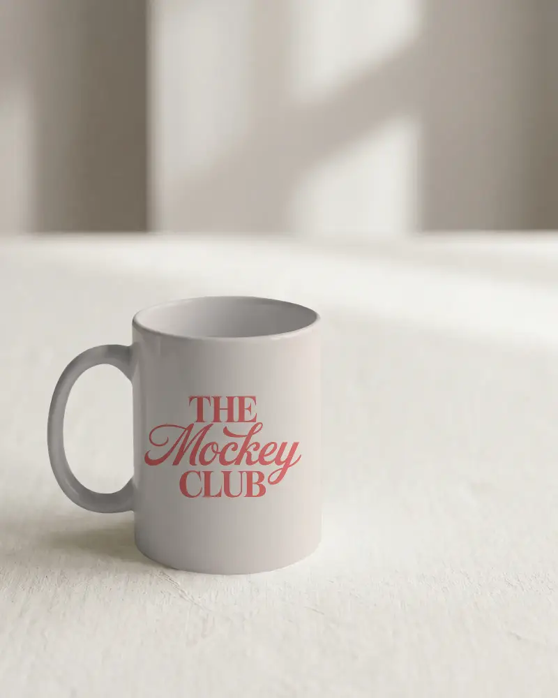 Ceramic Coffee Mug Mockup Smooth Surface For Promotional Customization And Branding