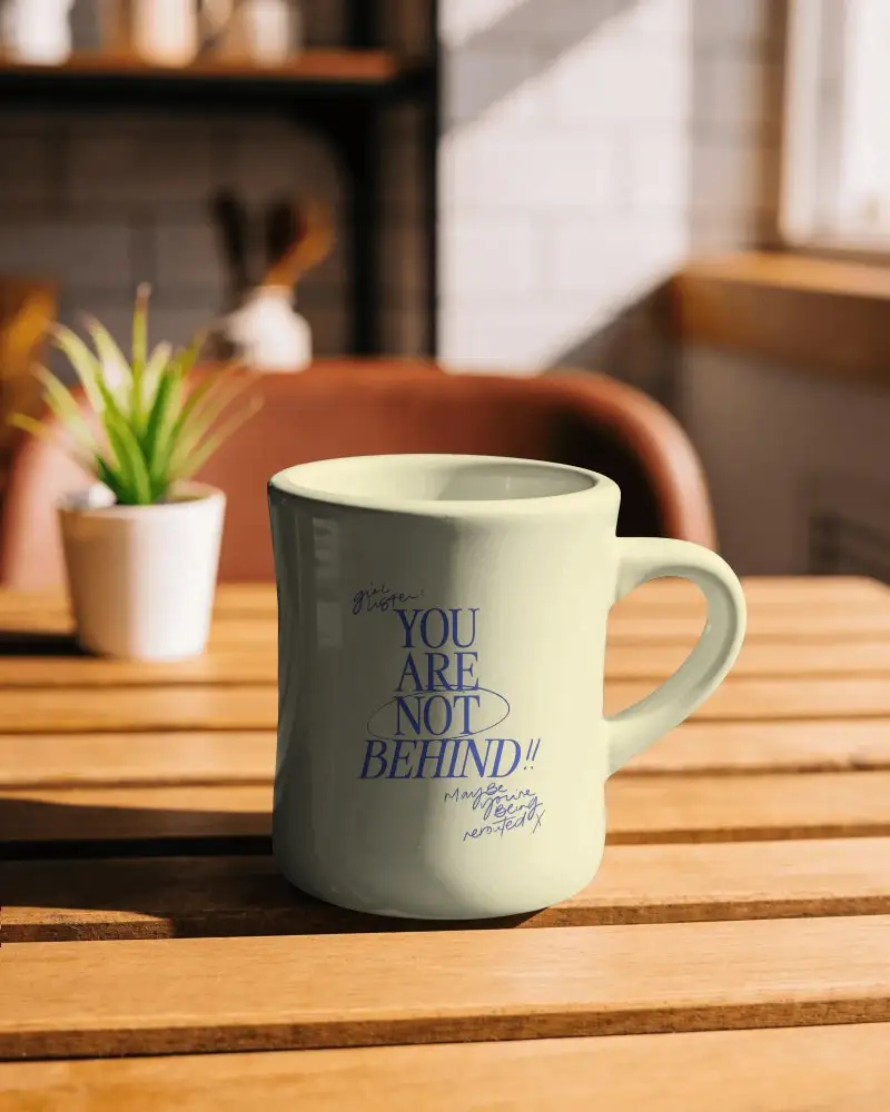 Blank Mug Mockup With Handle For Personalized Logo And Brand Presentation