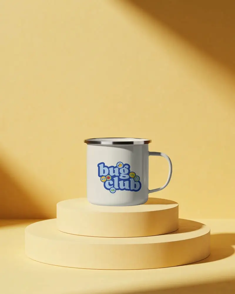 Stylish Modern Metal Mug Mockup For Coffee Tea Enjoyment With Clean Background Design