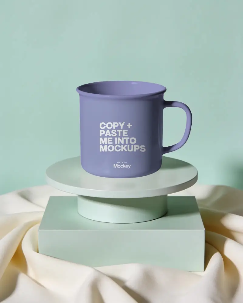 Ceramic Mug Mockup For Branding And Personalized Coffee Cup Design Presentation