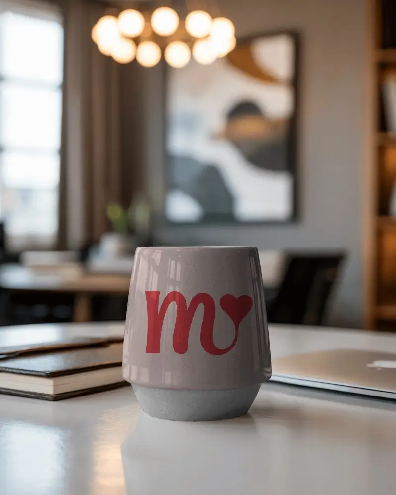 Sleek Modern Ceramic Mug Mockup For Custom Designs And Personalized Gift Ideas Online