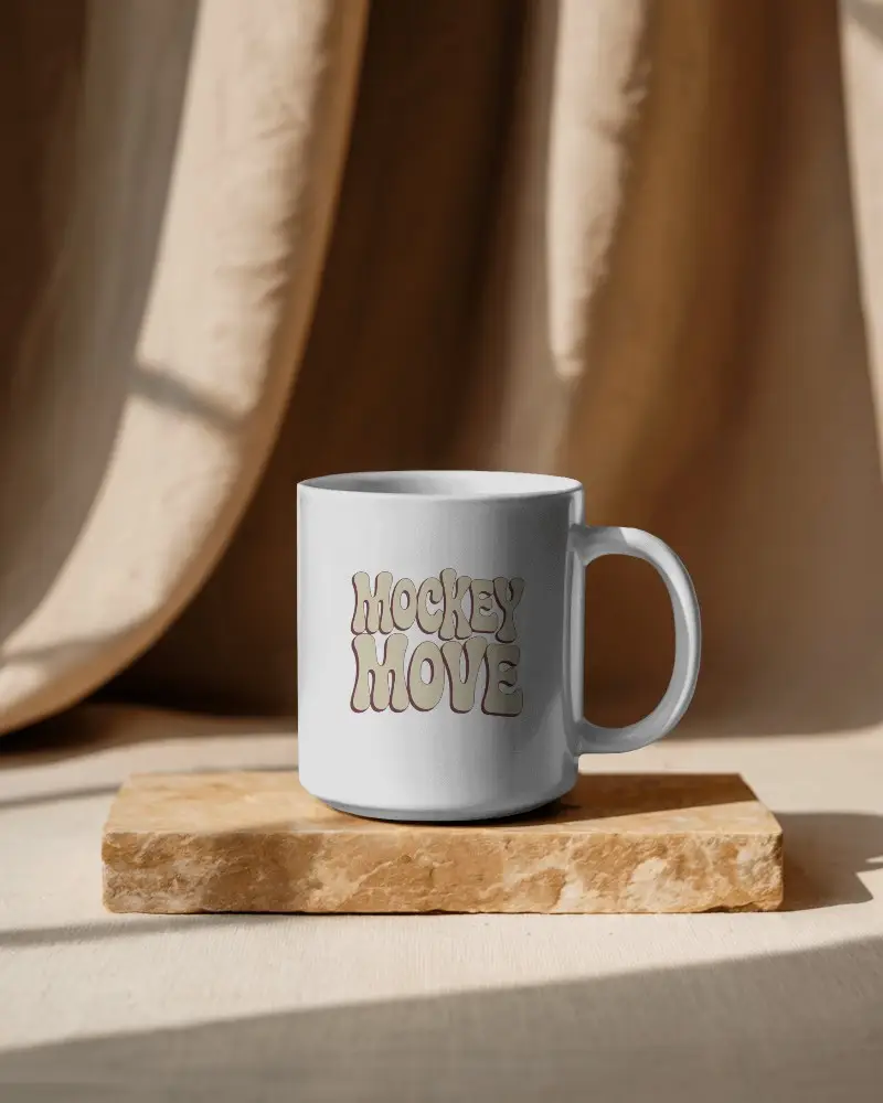 Minimalistic Ceramic Mug Mockup For Coffee And Tea Lovers Digital Presentation Template