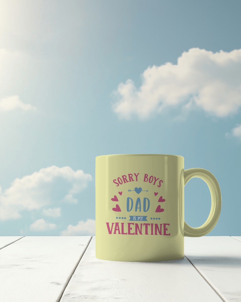 Crisp Mug Mockup On Minimalist Surface With Colorful Gradient Background Perfect For Marketing