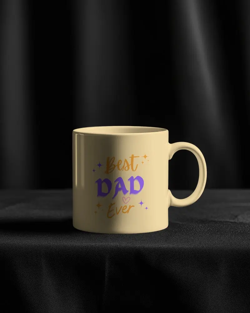 Sleek Mug Mockup White Coffee Cup With Design Space On Black Background Minimal And Modern Aesthetic