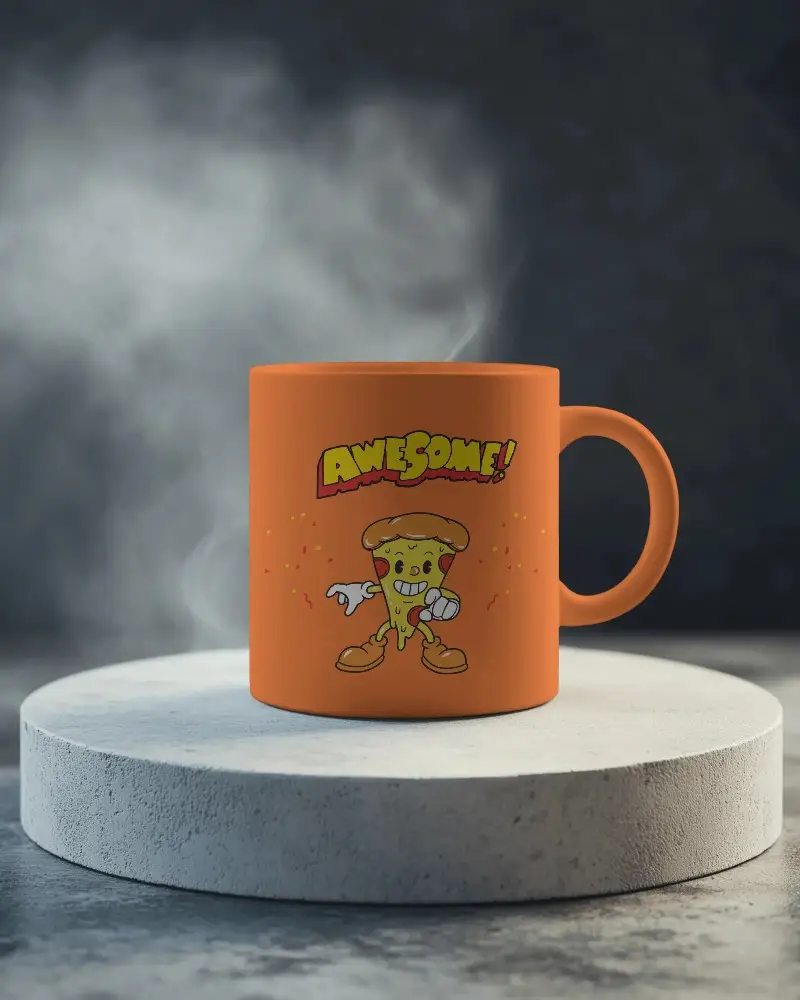 Mug With Custom Design Space Perfect For Personalized Graphic Art And Text Display