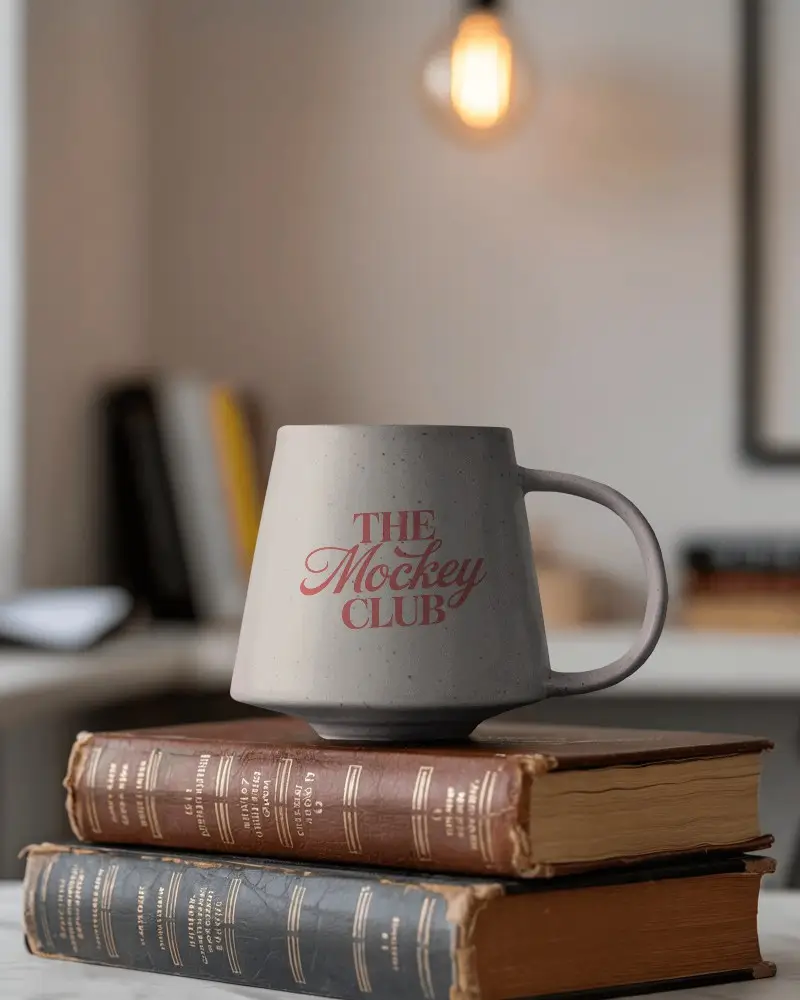 Premium Quality Porcelain Mug Mockup Suitable For Promotional Gift And Logo Print