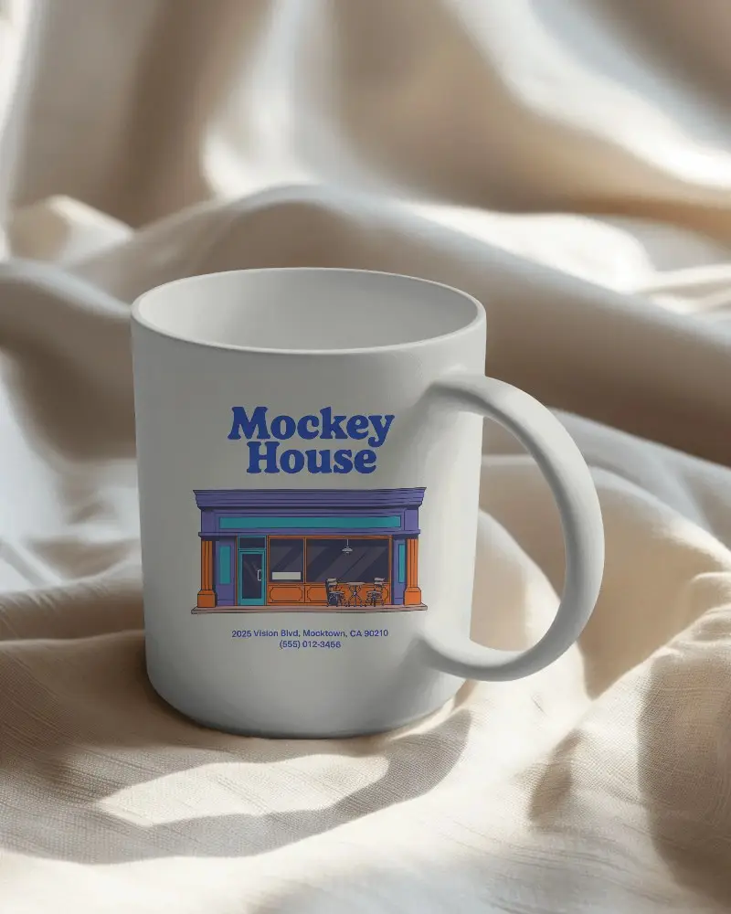 High Quality Minimalist Mug Mockup For Custom Printing And Personalized Drinkware Presentations