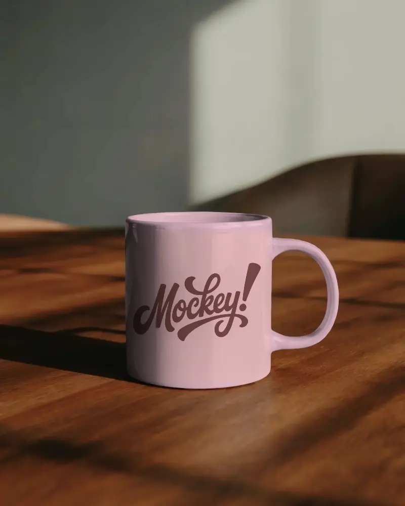 Classic Ceramic Mug Mockup For Customized Coffee And Tea Designs Showcase Perfect For Branding