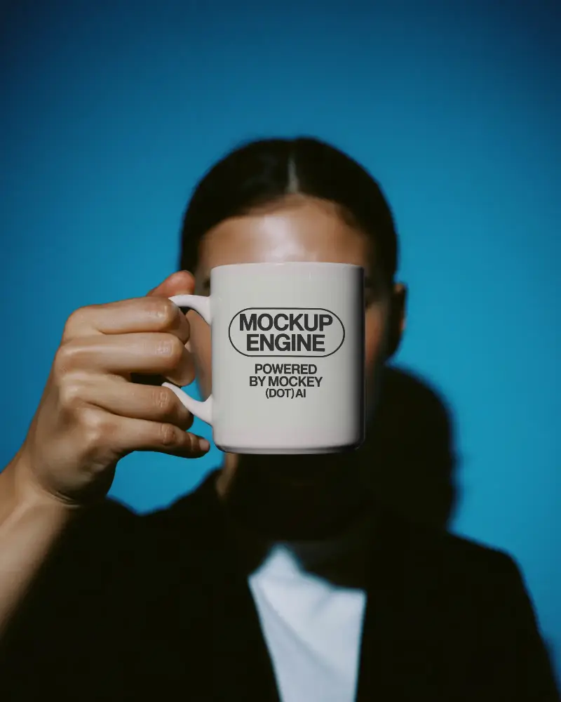 Minimalistic Plain Coffee Mug Mockup For Branding And Marketing Purposes