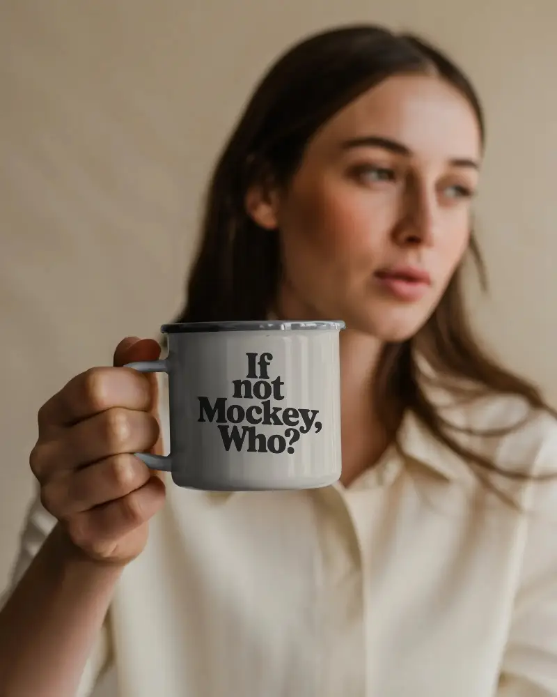 Lifestyle Photo With Blank Mug Mockup Showcasing Cup Design Potential