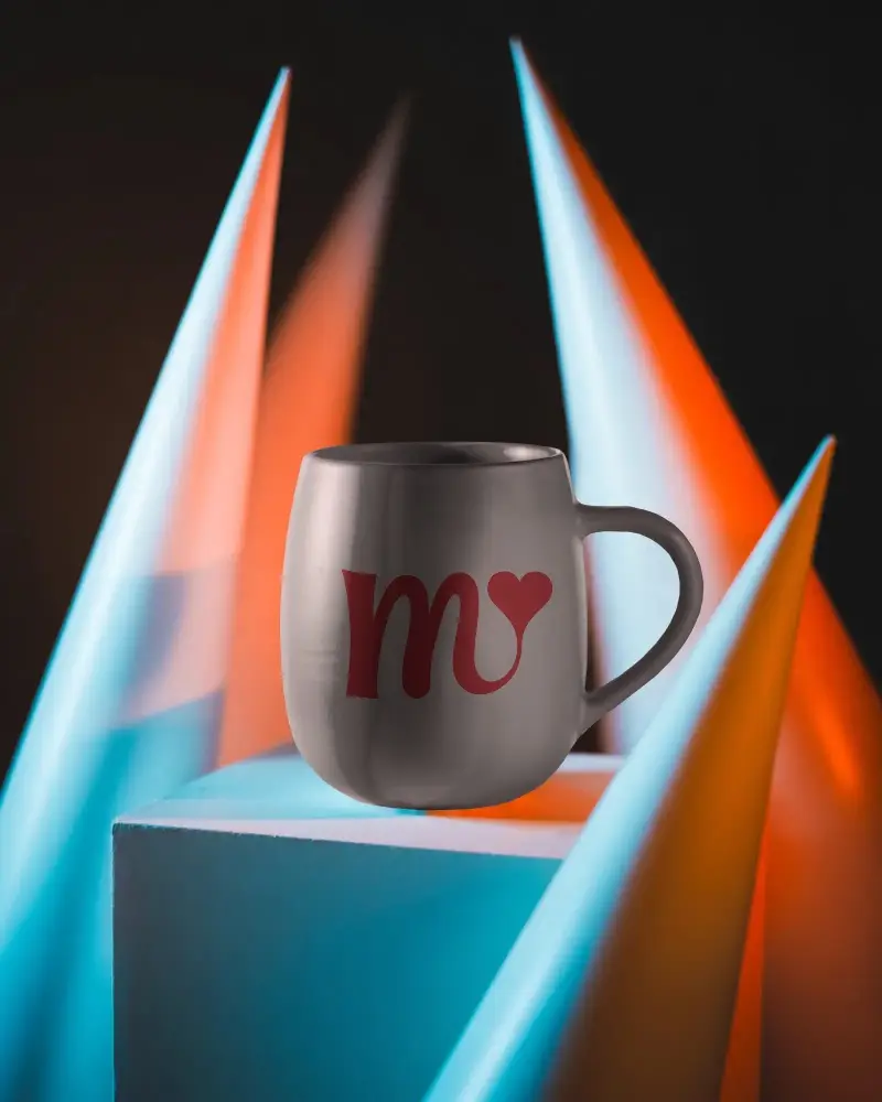 Premium Quality Mug Mockup In Creative Light Environment For Branding And Marketing Use