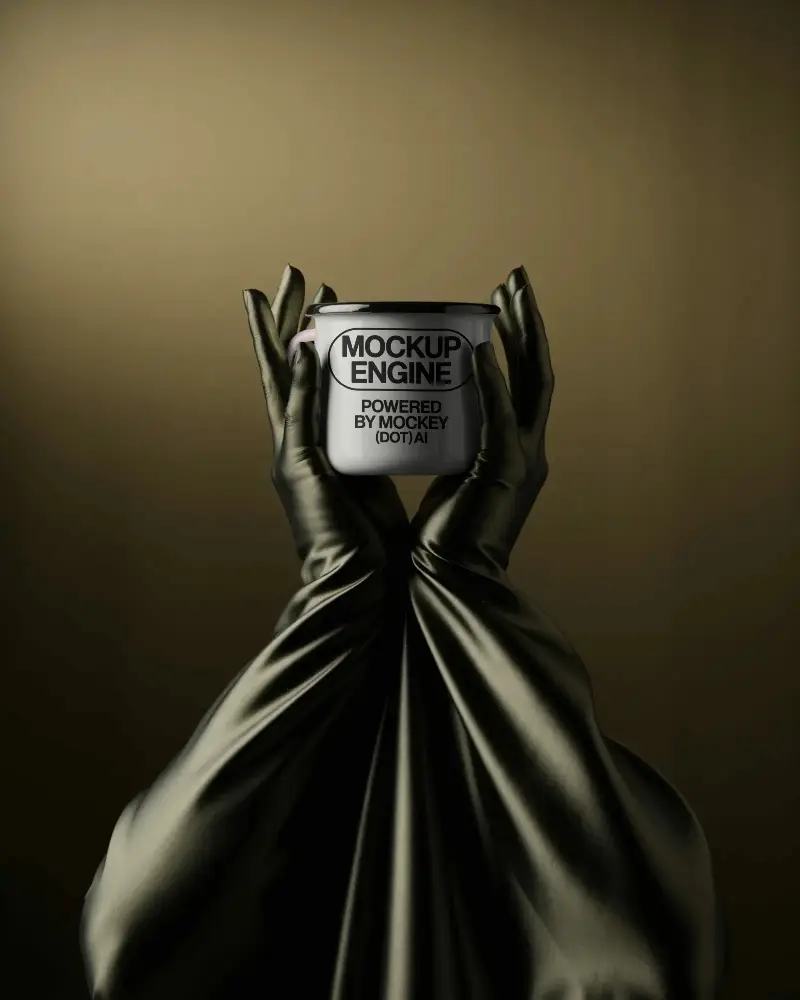 Sleek Modern Mug Mockup Showcasing High Quality Design For Digital Marketing Use