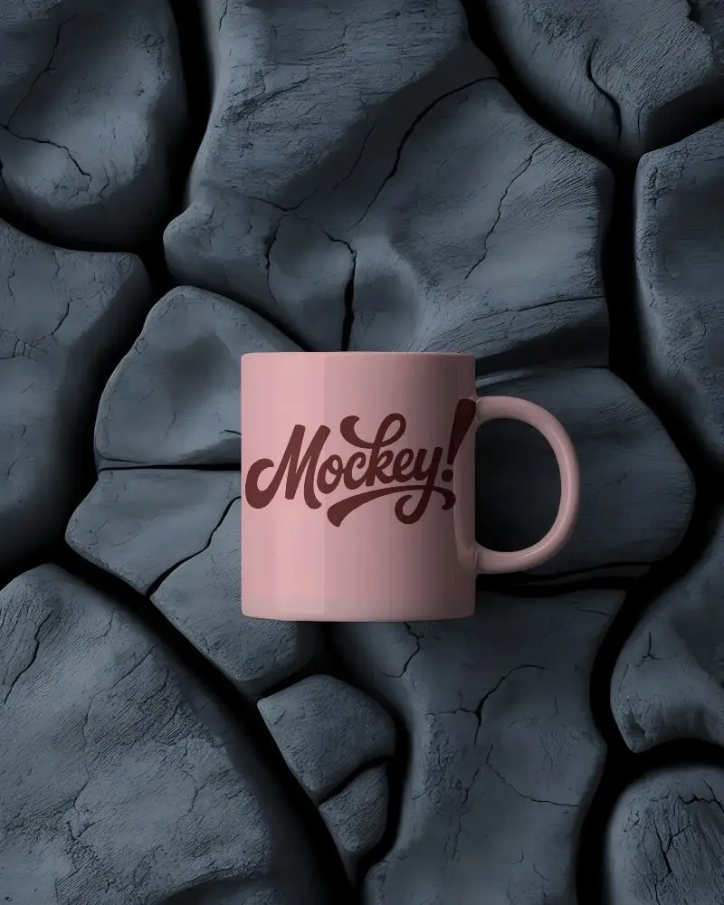 High Quality Ceramic Coffee Mug Mockup Perfect For Custom Design Presentations And Branding