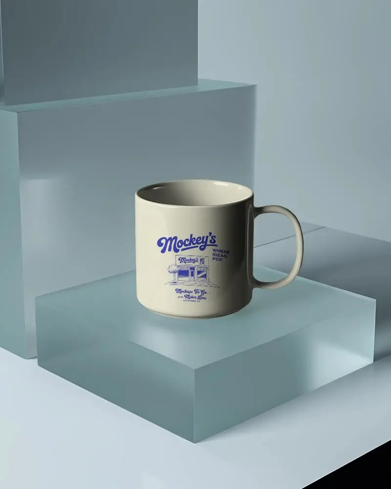 Minimalistic Mug Mockup For Coffee Tea Design Presentation Can Be Used For Brand Showcase