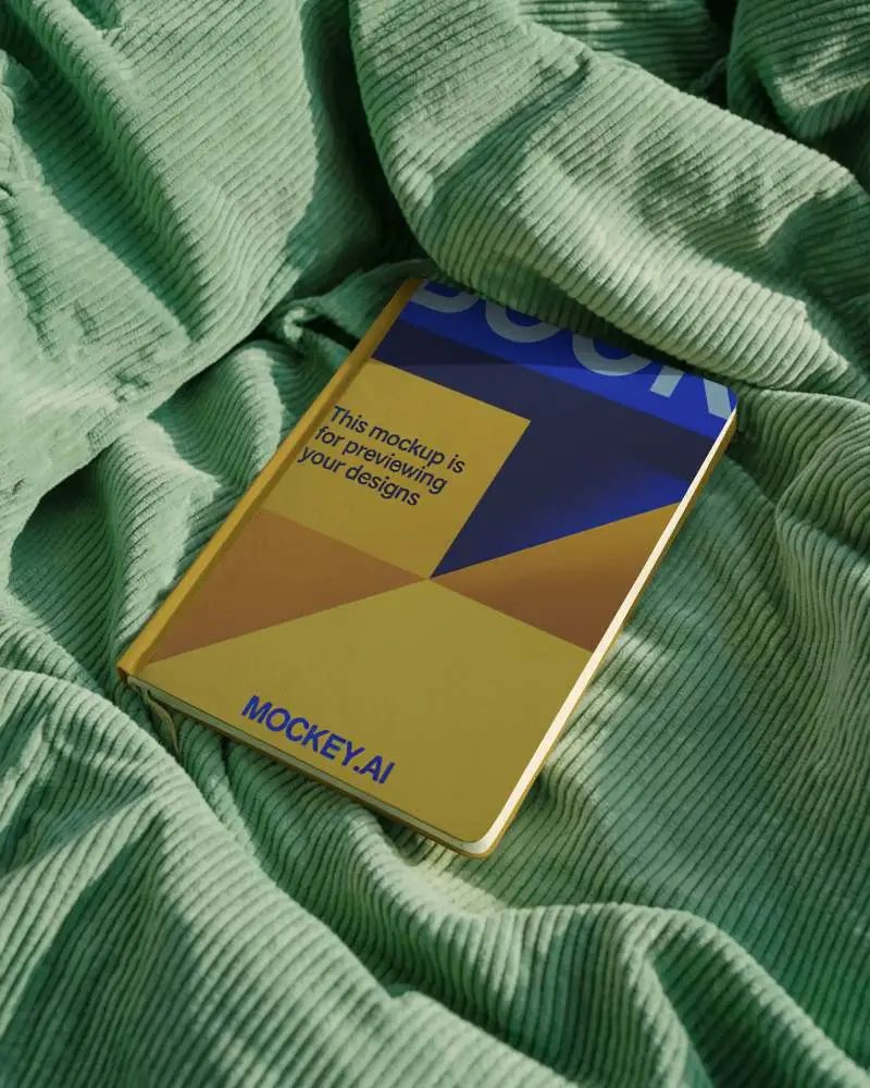 Stylish Hardcover Notebook Mockup For Creative Projects And Professional Documentation Use