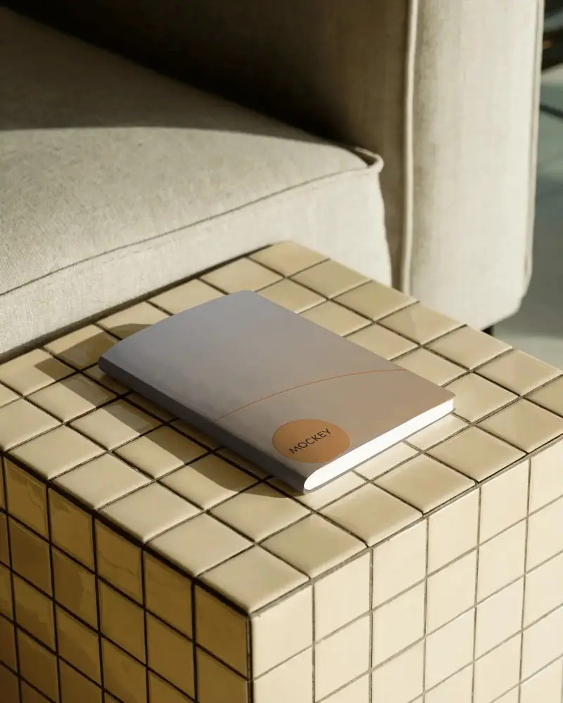 Minimalistic Notebook Mockup For Stylish Stationery Presentations And Branding Projects