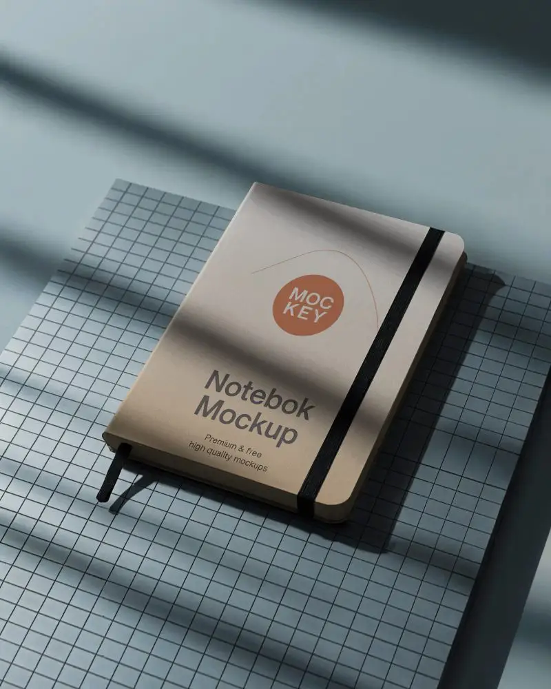 Premium Hardcover Notebook With Elastic Band And Ribbon Bookmark For Professional Stationery