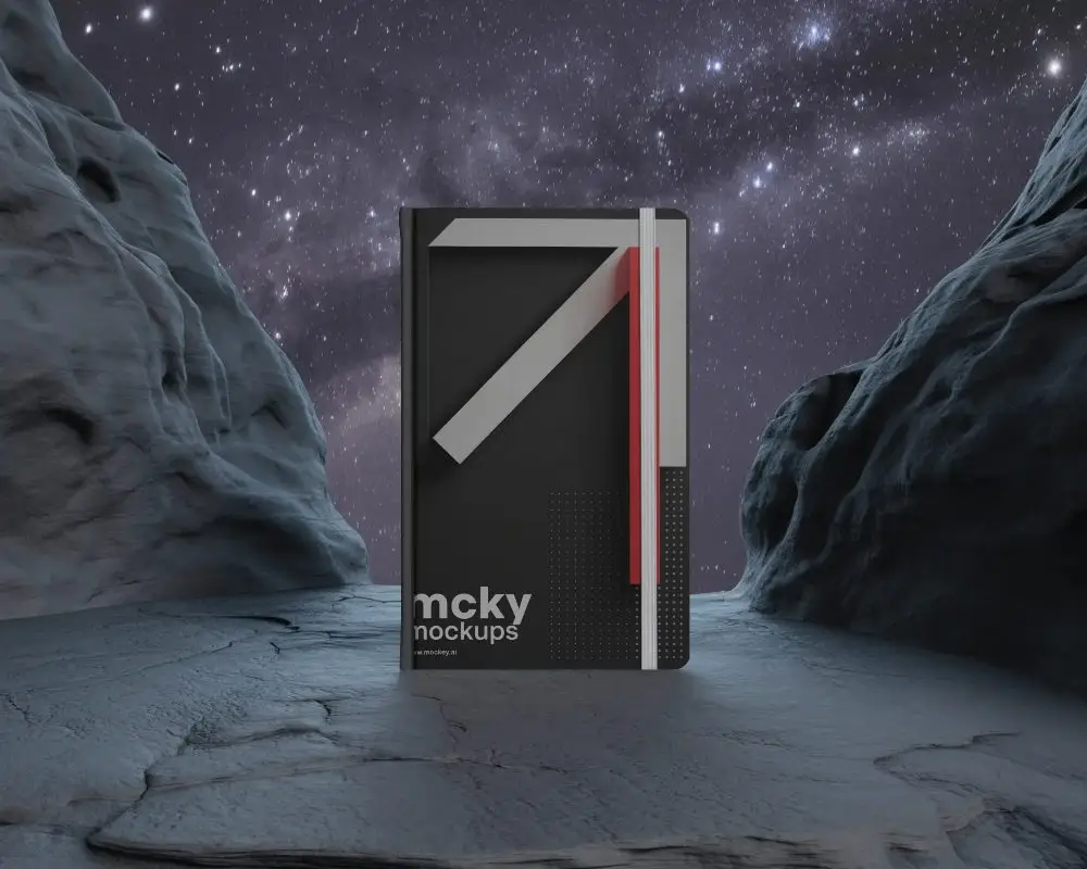 Hardcover Notebook With Elastic Band Spiral Bound Journal For Note Taking And Sketching