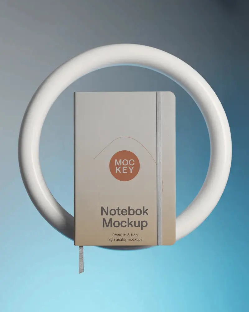 Sleek Portable Notebook Mockup For Students Artists And Business Professionals On The Go