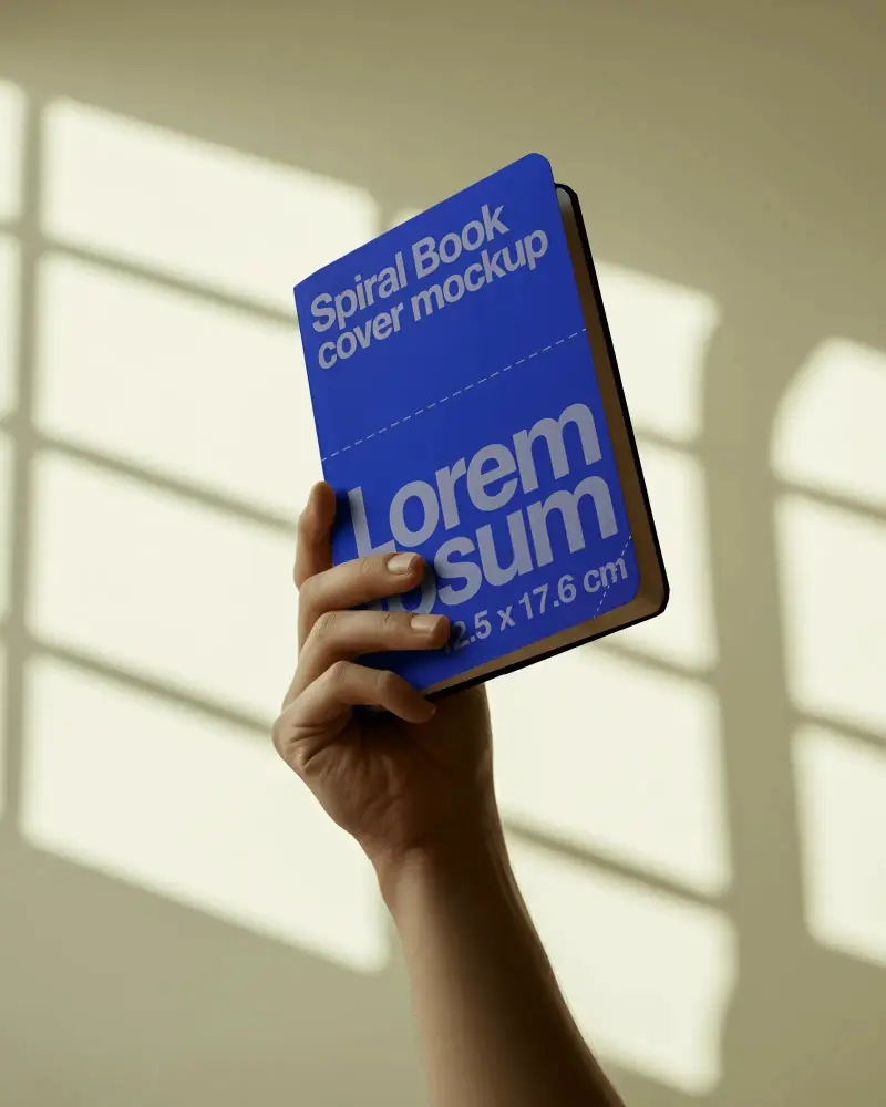 Hand Holding Notebook Mockup For Minimalist Notes And Creative Journaling Projects Online