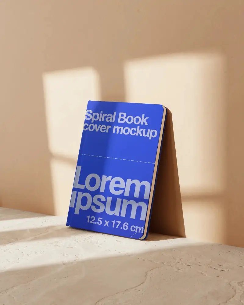 Sleek Minimalist Notebook Mockup For Modern Organizers And Creatives To Display Designs