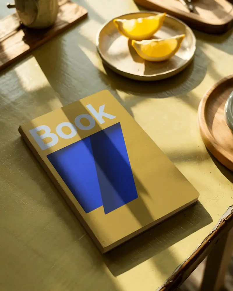 Elegant Minimalist Notebook Mockup For Modern Note Taking And Productivity Enhancement