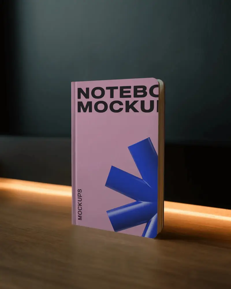 elegant-stationery-notebook-mockup-in-studio-light-scene-with-dark-modern-mood