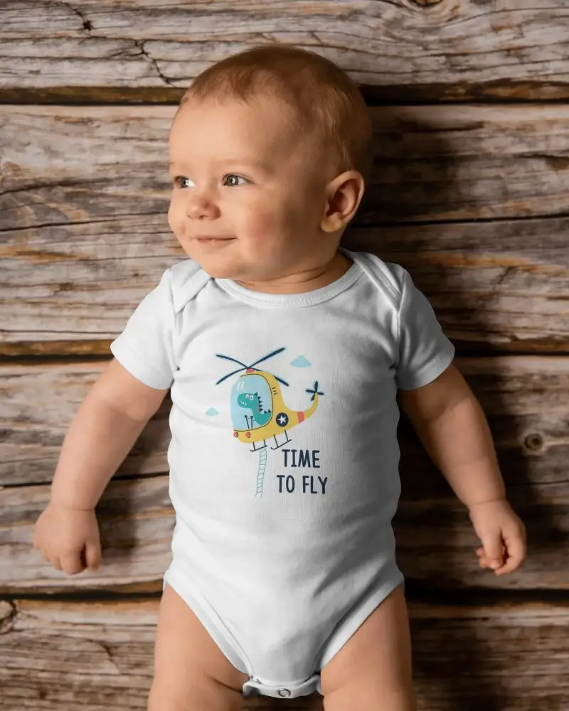 Soft Cotton Baby Onesie Mokcup With Short Sleeves For Infant Comfortable Everyday Wear