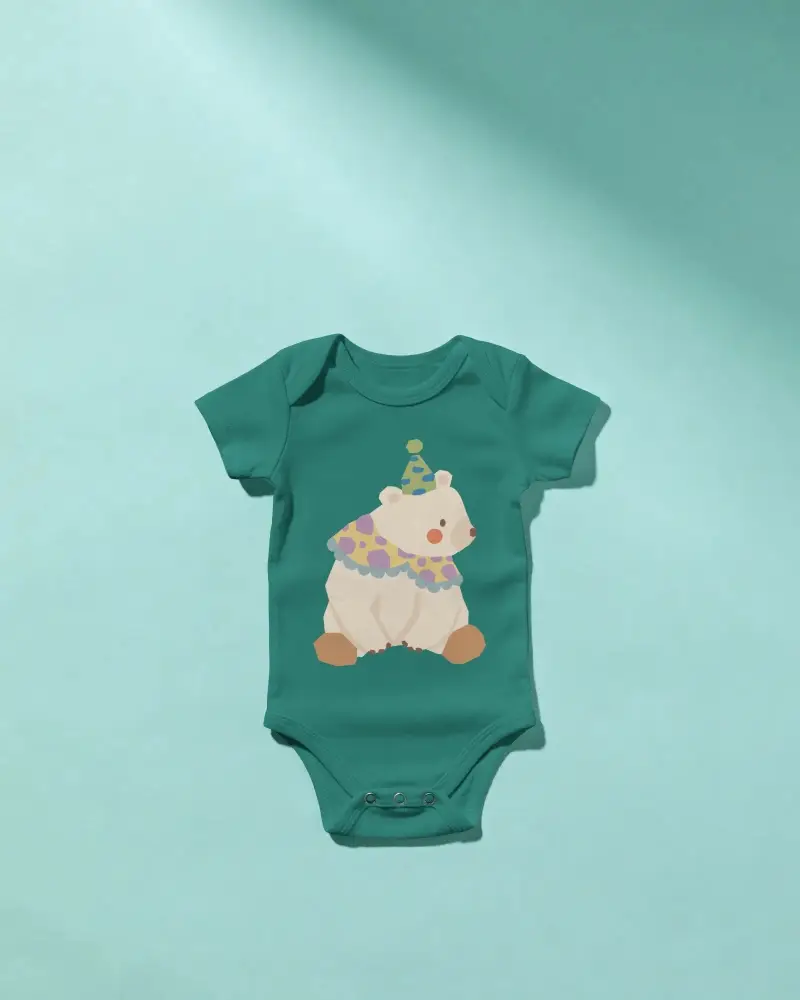 Soft Breathable Baby Onesie Short Sleeve Comfortable Everyday Wear Infant Clothing