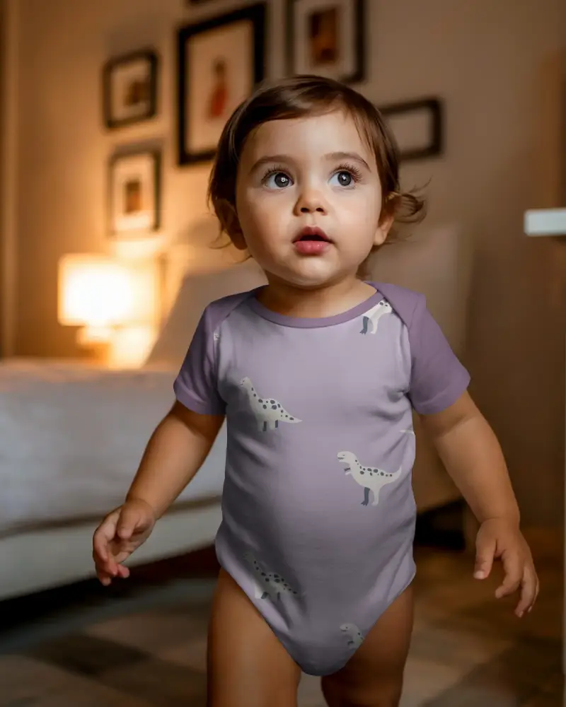 Comfortable Baby Onesie Mockup For Custom Kids Clothing Designs And Personalized Gifts Online
