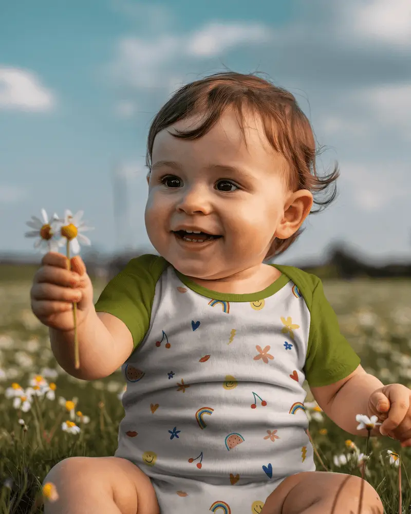 Soft Breathable Baby Onesie Mockup For Babies Toddlers Comfortable Everyday Wear