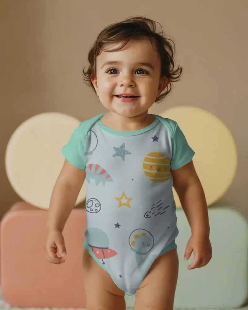 Plain Basic Baby Bodysuit For Toddlers Easy To Customize And Wear Any Season