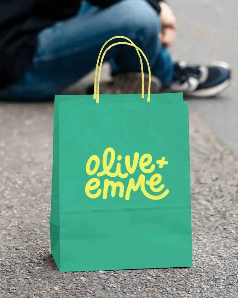 Blank Paper Bag Mockup For Retail Packaging And Custom Branding Projects Online Display