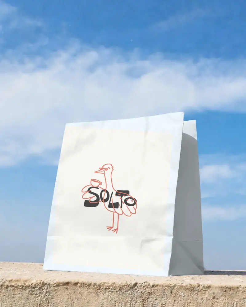 Blank Paper Bag Mockup Showcasing Design Potential For Store Packaging And Corporate Gift Bags