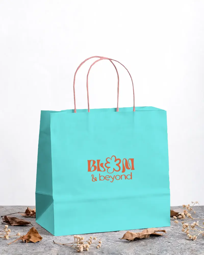Blank Paper Bag Mockup For Custom Printing And Sustainable Shopping Bag Design Templates