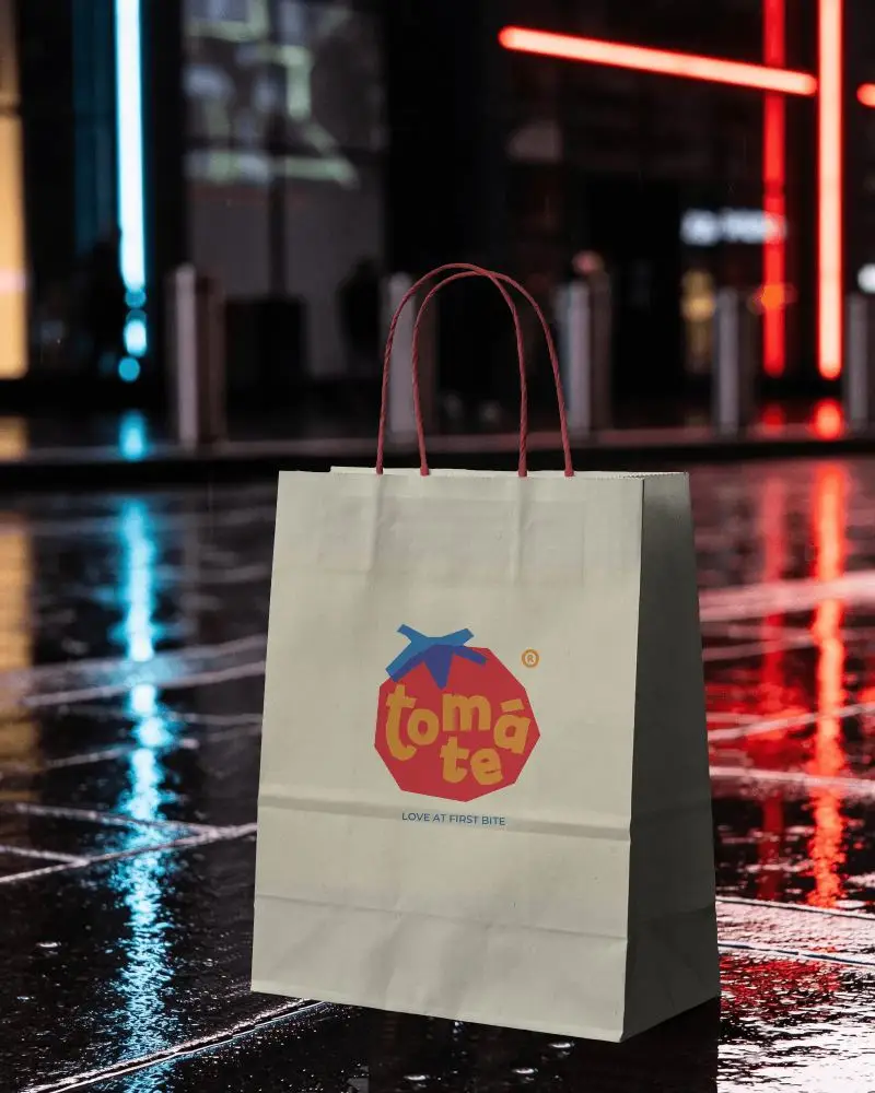 High Quality Paper Bag Mockup For Retail Product Packaging Showcase And Brand Presentation