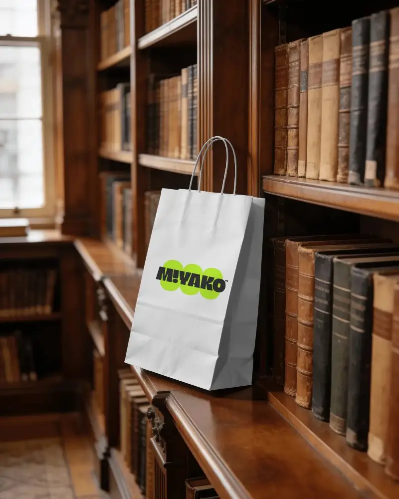 Eco Friendly Paper Bag Mockup For Custom Branding And Retail Packaging Design Showcase