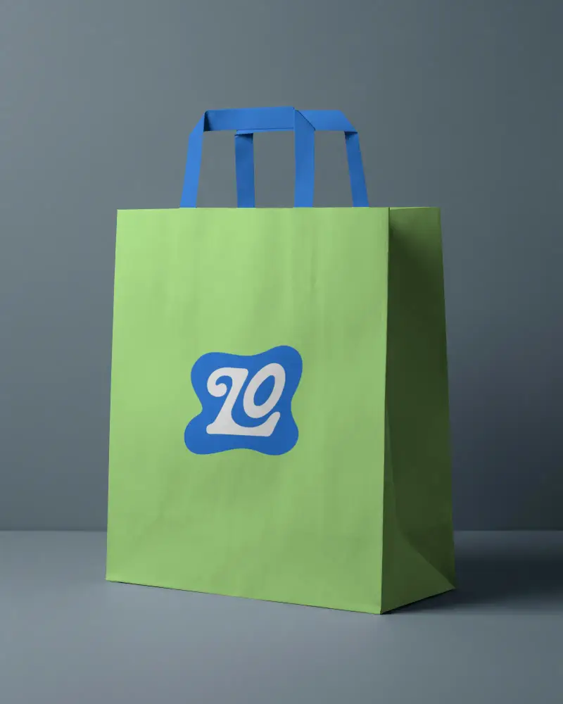 Kraft Paper Bag Mockup For Custom Logo Printing And Sustainable Packaging Solutions