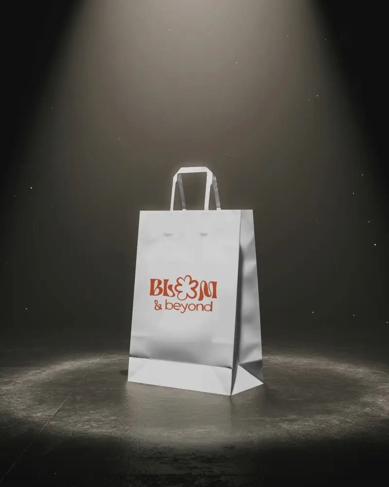 Premium Paper Bag Eco Friendly Packaging Mockup For Retail Brands And Shopping Concepts