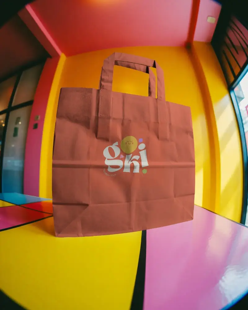 Eco Friendly Paper Bag Mockup For Retail And Brand Packaging Presentation Usage