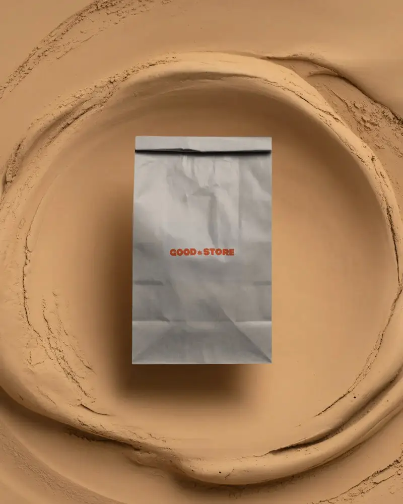 Eco Friendly Paper Bag Mockup For Branding And Packaging Design Presentations