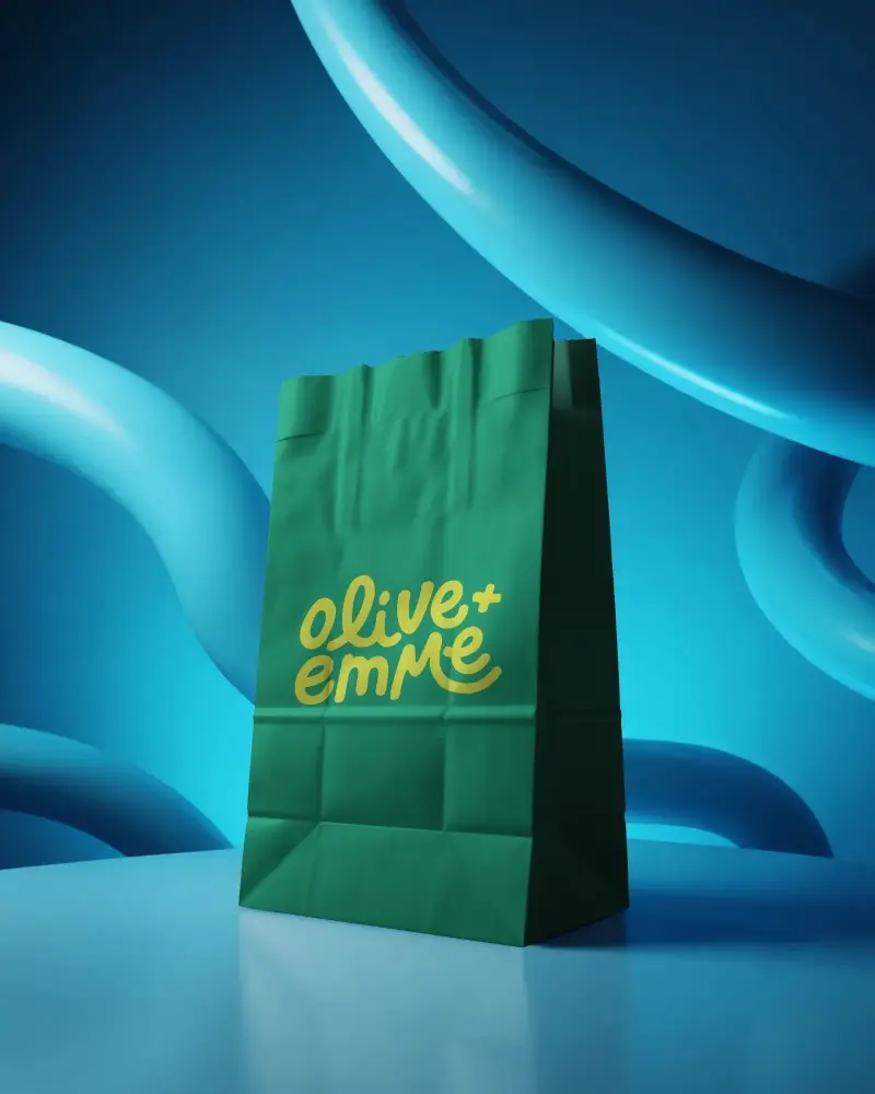 Reusable Paper Bag Mockup For Sustainable Packaging And Retail Product Display Templates