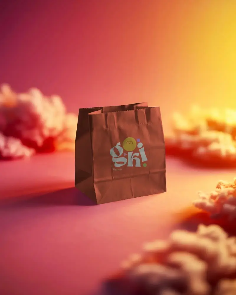 Eco Friendly Paper Bag Mockup For Custom Design And Branding Presentation Use