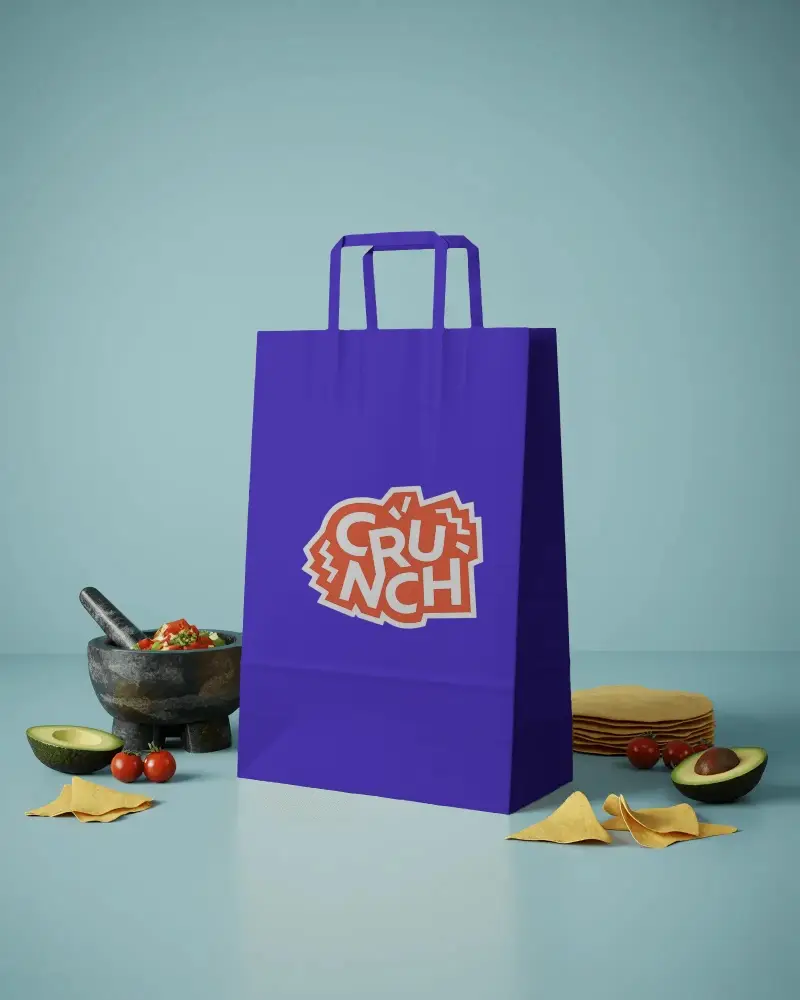 Eco Friendly Paper Bag Mockup For Sustainable Packaging And Creative Brand Presentation