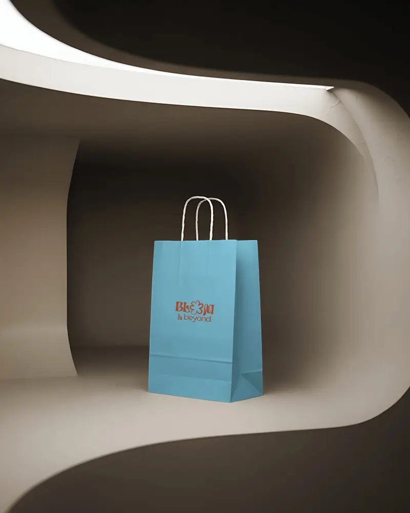 Eco Friendly Shopping Bag Mockup For Branding And Retail Packaging Presentations