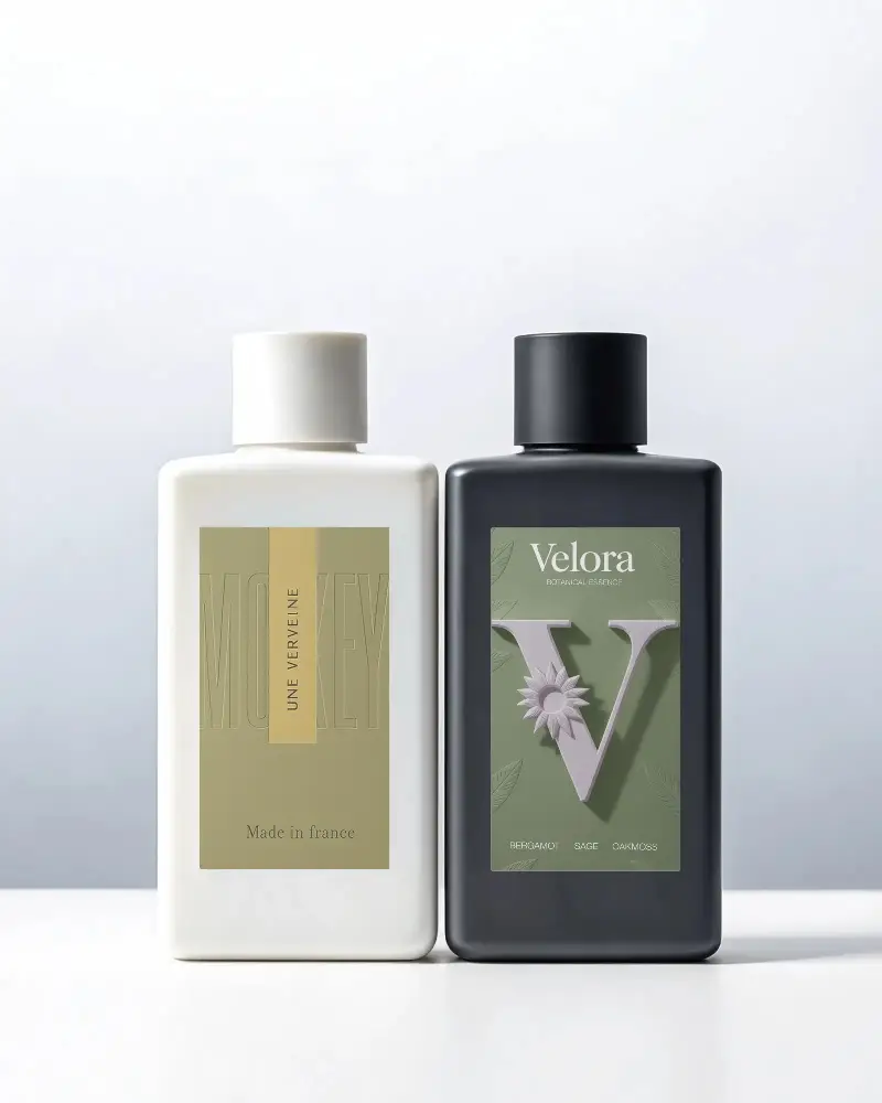Classic Minimalist Perfume Packaging Mockup For Brand Presentation And Product Display