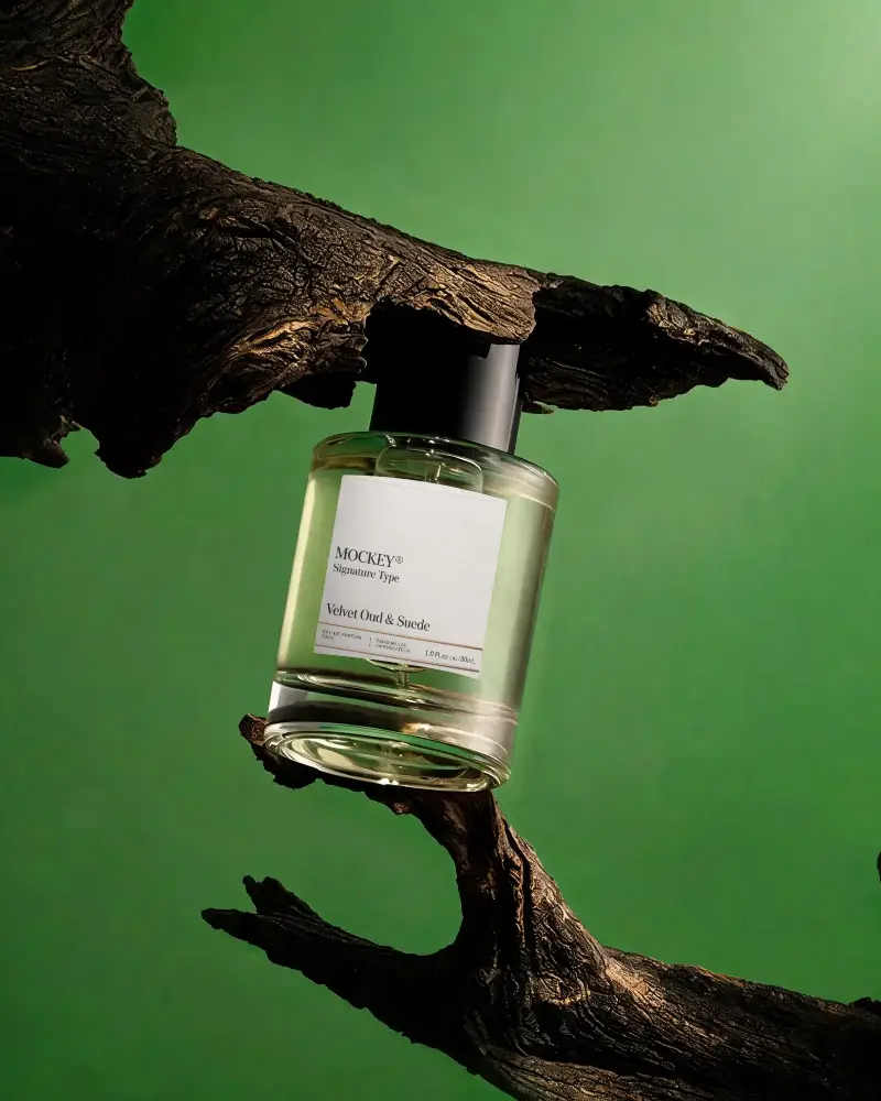 Luxury Perfume Bottle Mockup Premium Fragrance Packaging Design For Brand Promotion
